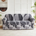 Printed Skirt Sofa Slipcover 1pc - Elastic Pet Anti-Dirt All-Purpose Sofa Protection Cover for Living Room Home Decor Sofa Cushion Cover