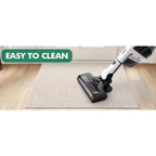 Non-Slip Doormat Low Profile Indoor Outdoor Entry Mat Dirt Trapper – Front Door, Entryway, Patio, Porch & Garage Rug, 4 Sizes, Beige & Grey