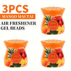 Air Freshener Scented Beads 3-Pack 14oz Each Long-Lasting Fragrance Odor Eliminator for Home Room Closet Bathroom Car Office Fabric Aromatherapy Multiple Scents