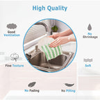 Microfiber Cleaning Cloths 18-Pack, Ultra-Fine Fiber Reusable Dishwashing & Kitchen Cloths – Multi-Color, Streak-Free for Home & Kitchen Use
