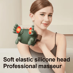 Electric Neck Back Shoulder Massager with Type-C Charging, 3-Speed Deep Tissue Relief, Handheld Percussion Body Massager for Home Use