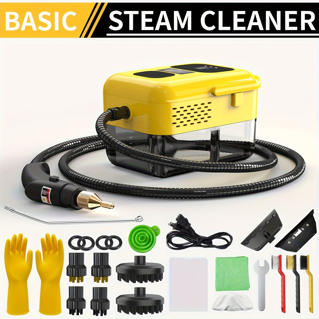 Portable Steam Cleaner 2500W High-Temperature High-Pressure Household Cleaner – 9-Speed Carpet & Floor Steam Mop with 1200ml Tank, Handle Switch, 3 Models: Basic, Upgraded & Intelligent