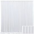 Photo Backdrop 4-Pack Taffeta Draping Background Cloth 5×10 Ft – Opaque Reusable Rod Pocket Panel for Weddings, Birthdays, Baby Showers & Photo Studios | 16 Colors