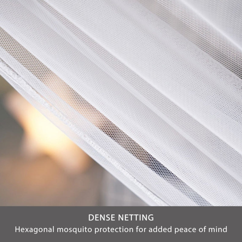 4-Corner Bed Canopy Mosquito Net – Bedroom & Camping | M / L / XL / 2XL