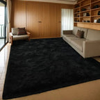 Shaggy Plush Area Rug Non-Slip Machine Washable Fluffy Tie-Dye Shedding Resistant 5x8 8x10 ft for Living Room Bedroom 7 Colors