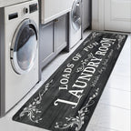 Laundry Room Rug Non-Slip Runner Washable Easy Clean Mat – Floor Protection for Washer Dryer Front, Laundry Area & Home | Multiple Sizes & Colors