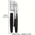 Heavy-Duty Manual Can Opener | Extra-Long Handle, Metal Build | Easy Grip