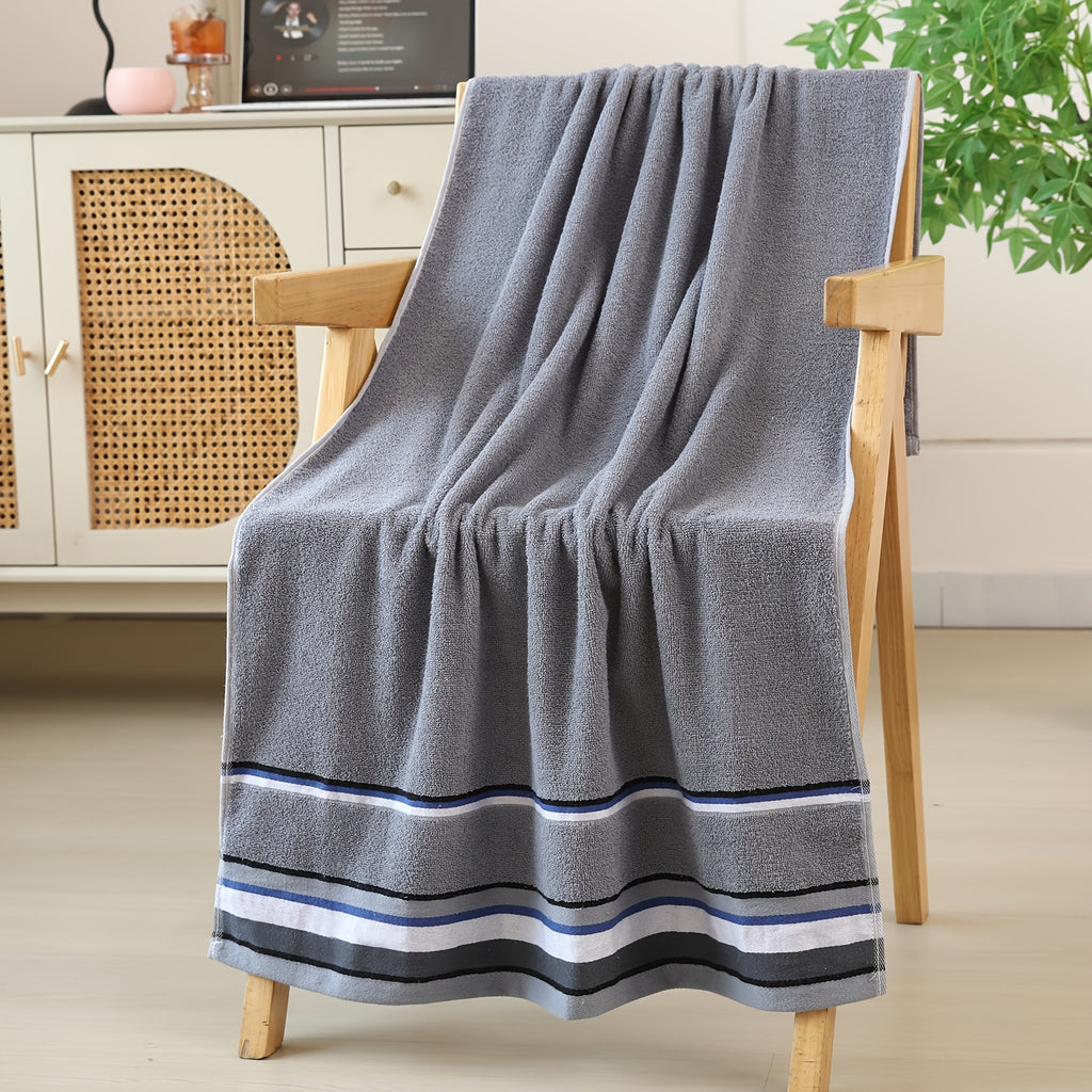 100% Cotton Bath Towel 27.6x55in – GSM360 Super Soft Absorbent Quick-Dry Towel, Skin-Friendly Bathroom Essential & Gift for Family (6 Colors)