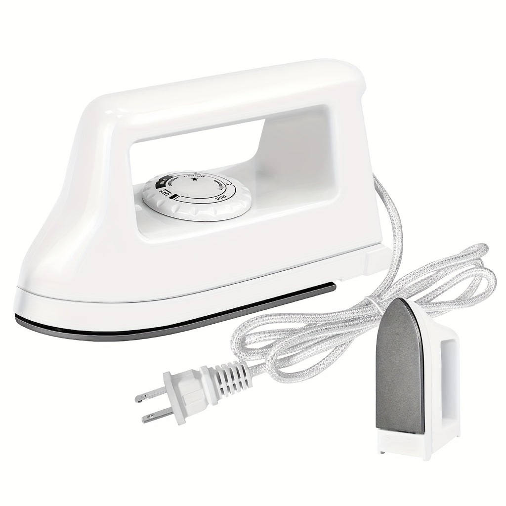 Compact Mini 400W Portable Heat Press with Charging Station – For T-Shirts, Footwear, Bags & Vinyl Projects, Travel & Home Use | Light Blue, Light Purple & White