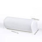 Cylindrical Bolster Pillow – Long Round Neck, Leg & Eye Support Pillow for Bed, Sofa & Travel | Polka Dot, Jacquard, Bamboo Leaf, Solid Colors