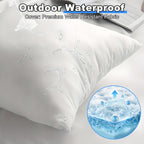 4-Pack Ultra-Fluffy Pillow Inserts – Skin-Friendly Softness & Quick Rebound Square Pillow Cores for Sofa, Bed, Garden & Outdoor Use | Multiple Sizes