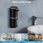 Automatic Soap Dispenser, USB Rechargeable Touchless Electric Soap Dispenser – Wall Mount or Desktop, Bathroom & Kitchen, Black or White