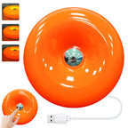 Touch-Control Dimmable Donut Table Lamp – 3-Tone USB Rechargeable, Wall-Mountable Night Light for Bedroom & Desk