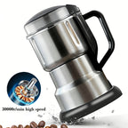 300W Electric Coffee Grinder & Spice Mill – Stainless Steel Blade, Food-Safe, One-Touch Grinding for Espresso, Beans, Grains | Nuvia Haven