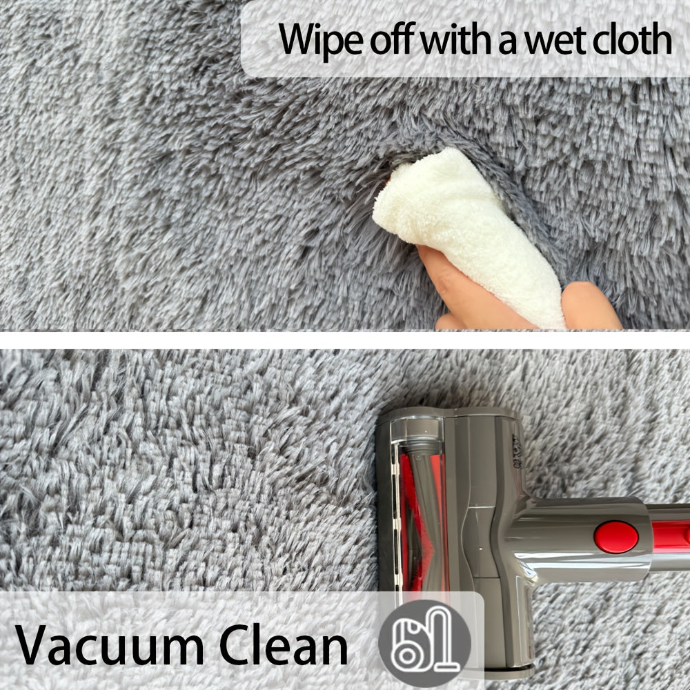 Shaggy Area Rug Extra Large Ultra Soft Fluffy Plush for Living Room & Bedroom – Non-Slip Machine Washable Carpet 9x12 & 10x14ft, Tie-Dye & Solid Colors