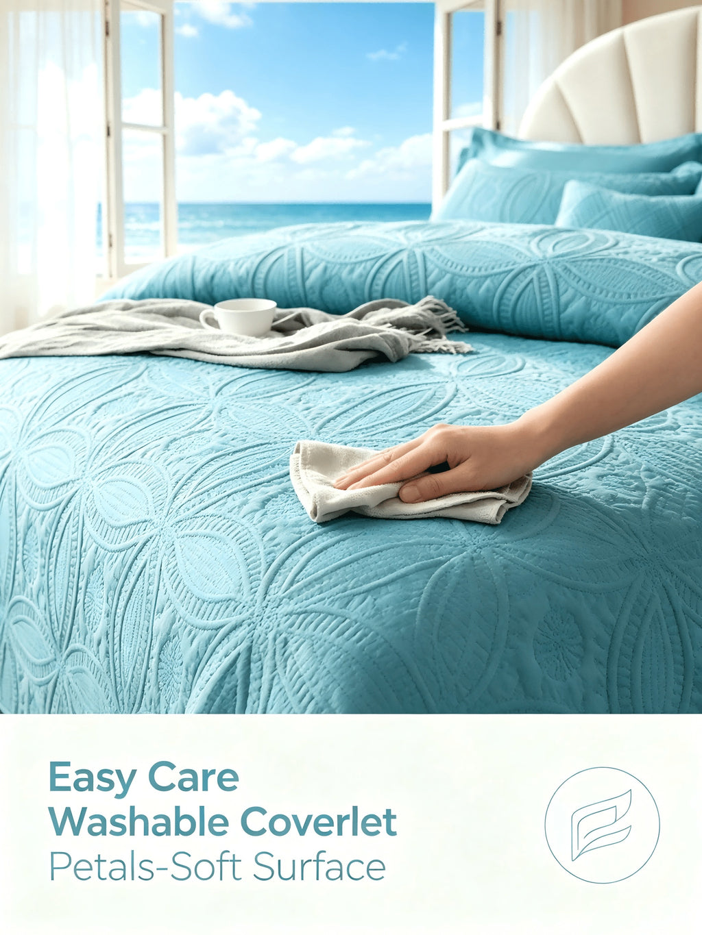 Lightweight Embossed Blanket Set with Pillowcases – Ultra Soft Textured Bed Blanket Twin Queen King, Breathable All Season Blanket for Bedroom Sofa Couch