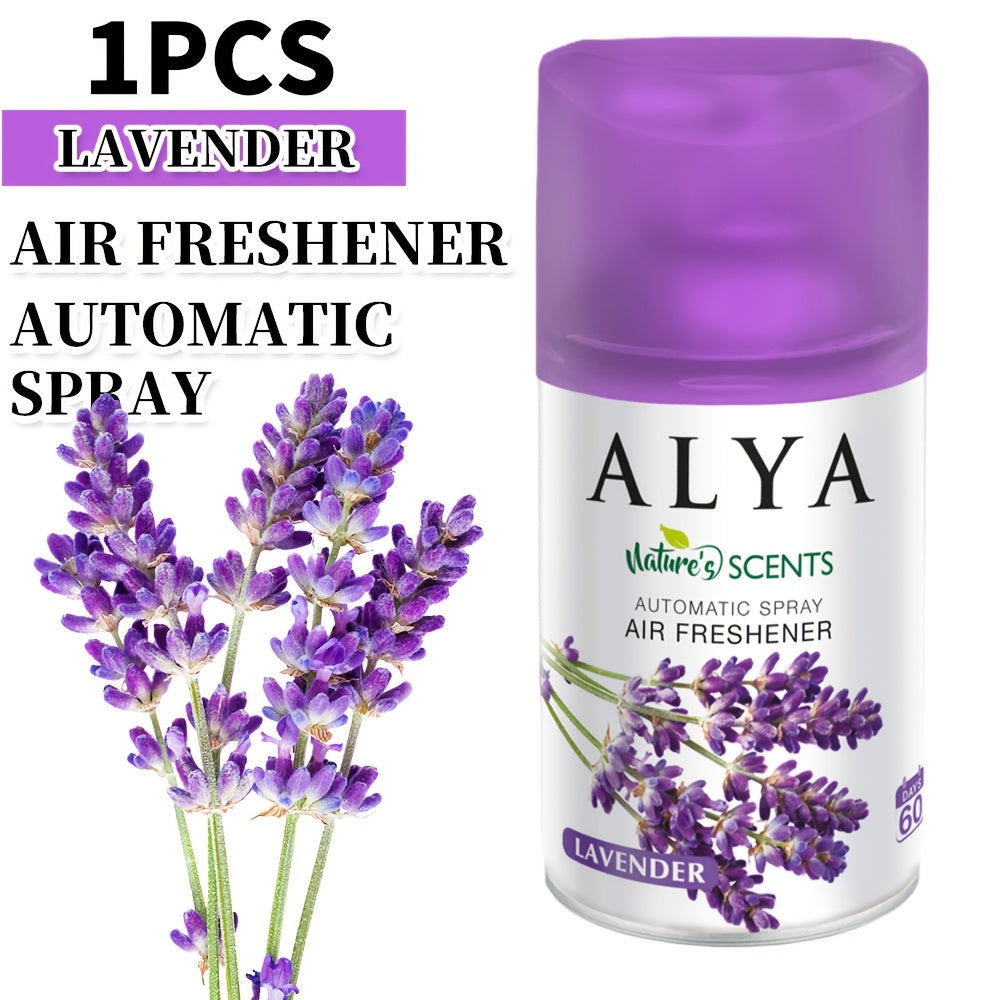 Hands-Free Automatic Odor-Fighting Air Freshener Refill 8.45oz – 6 Scents (Lavender, Vanilla, Cool Linen, Ocean, Mixed Berries & Magnolia) for Home, Car, Bathroom, Closet & Office | 1 or 4 Pack