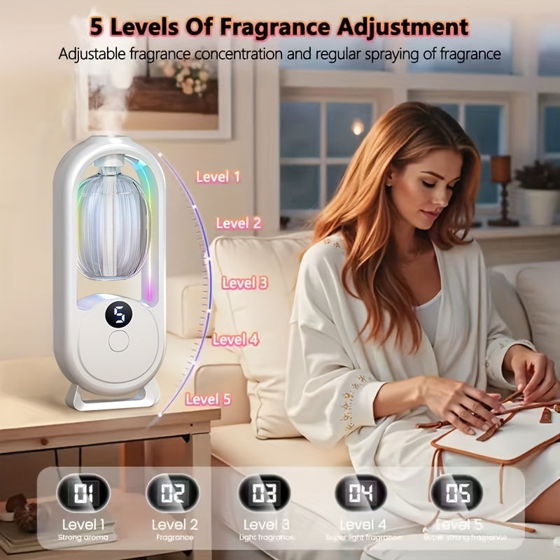 Hotel Spa Aromatherapy Diffuser Large Capacity Humidifier with Essential Oils 5 Settings Bedroom Living Room Yoga Room