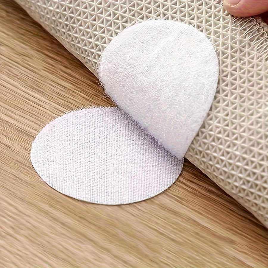 Anti-Slip Grip Pads 60 Pieces (30 Pairs) Heavy Duty - Non-Slip Furniture Grippers for Floors Mattress Sofa Rug, Strong Adhesive No Residue Reusable