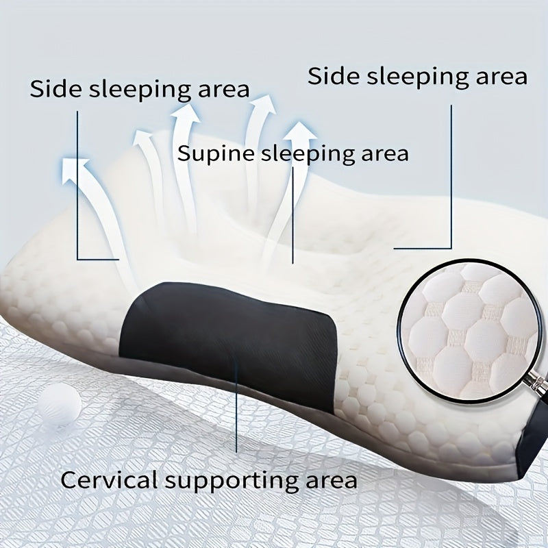 Adjustable Ergonomic Bed Pillows 2-Pack or 4-Pack - Soft Neck Support, Removable Washable Pillow Core, No-Collapse Deep Sleep Pillow Set for Couples Home Bedroom