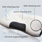 Adjustable Ergonomic Bed Pillows 2-Pack or 4-Pack - Soft Neck Support, Removable Washable Pillow Core, No-Collapse Deep Sleep Pillow Set for Couples Home Bedroom