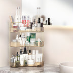Corner Shower Shelf Bathroom Organizer with 2 or 3 Tiers - Space Saving Corner Storage Rack for Cosmetics, Toothbrush & Toiletries, Lightweight Caddy for Bathroom, Bedroom & Kitchen