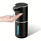Automatic Soap Dispenser, USB Rechargeable Touchless Electric Soap Dispenser – Wall Mount or Desktop, Bathroom & Kitchen, Black or White