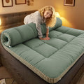 Roll Up Mattress Topper & Foldable Tatami Sleeping Pad – Soft Breathable Floor Mat for Guest Bed Sofa Camping, Twin Full Queen King, 8 Colors
