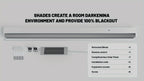 Solar Powered Electric Roller Blind Remote Controlled Blackout Shade | Smart Motorized Window Blind Silver-Back Polyester for Home Office, 20 Width Options, White Grey Black