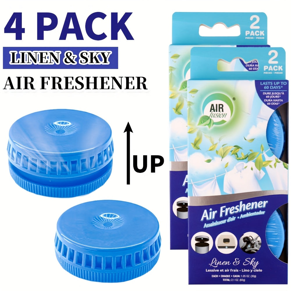 Air Freshener Odor Eliminator 4-Pack and 12-Pack Lasts Up to 30 Days Each for Bathroom Kitchen Garbage Can Cat Litter Box Car 6 Scents Lavender Lemon Paeonia