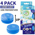 Air Freshener Odor Eliminator 4-Pack and 12-Pack Lasts Up to 30 Days Each for Bathroom Kitchen Garbage Can Cat Litter Box Car 6 Scents Lavender Lemon Paeonia