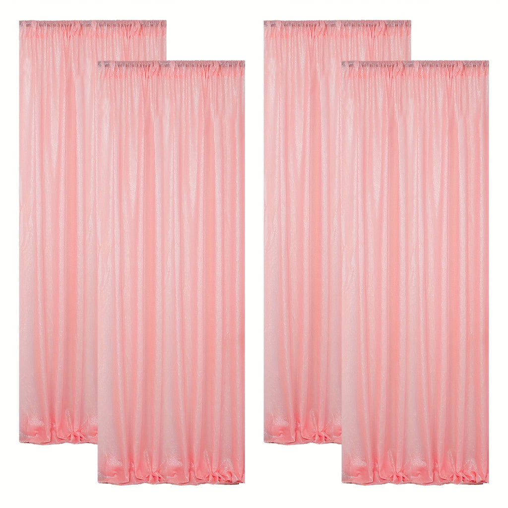 Sequin Backdrop Curtains – Glitter Party & Wedding Background Panels, 2ft×8ft per Panel, 4/6/8 Panel Sets, 29 Colors for Birthday, Stage, Bridal & Event Decor