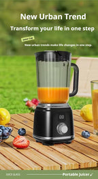 Portable Blender Cordless Personal Juicer 3000mAh - 10-Blade Smoothie Maker for Fruits & Vegetables, Dual Speed, Food Grade ABS, USB Rechargeable Mini Blender for Home Kitchen Travel Gym