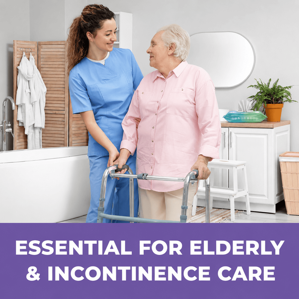 Adult Wipes Extra Large Scented 720 Count – 8x13" Incontinence Wet Wipes for Adults & Elderly, Lavender Aloe Vera, pH Balanced, 12 Packs of 60 Disposable Washcloths