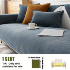 Chenille Ribbed Sofa Cover – Pet-Friendly Non-Slip Stretch Slipcover, Machine Washable Sofa Protector for 2, 3 & 4-Seater and Sectional Sofas, Modern Living Room Couch Cover