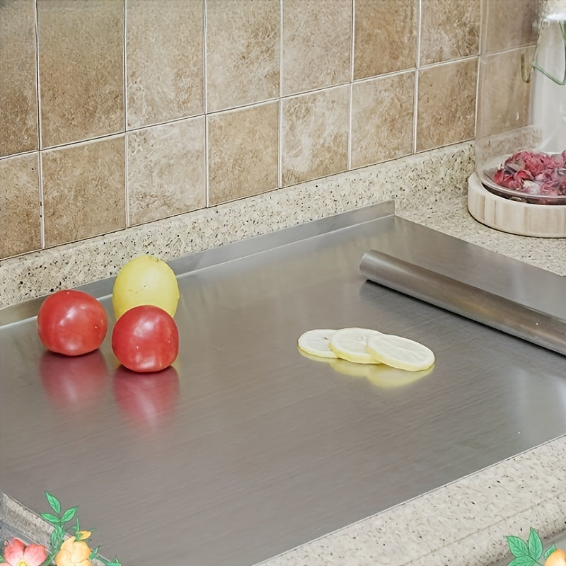 Stainless Steel Cutting Board Extra Large - Multiple Sizes, Easy-Clean Metal Chopping Board for Kitchen Prep, Multipurpose Non-Porous Cutting Surface for Meat, Vegetables & Bread