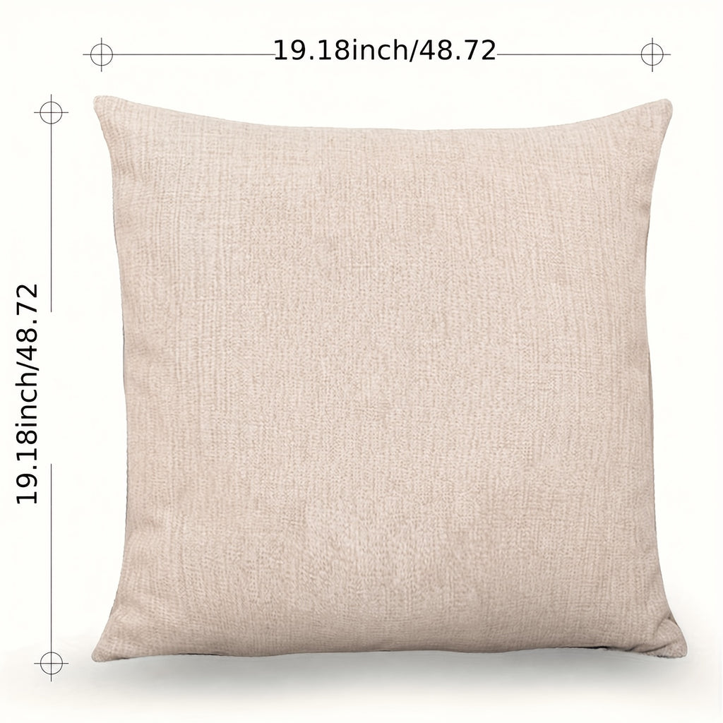 Seasonal Throw Pillow Covers 18x18 Inch – Autumn Winter Holiday Cushion Covers with Pumpkin, Snowman, Christmas Tree, Truck & Buffalo Plaid | Farmhouse Thanksgiving Christmas Decor for Couch, Bed & Living Room
