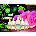 Air Wick Plug-In Scented Oil Refills Pink Watermelon Mimosa 5 Count Vibrant Air Freshener with Essential Oils for Home Bedroom Bathroom Kitchen Living Room