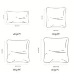Throw Pillow Inserts Hypoallergenic, Plush Fluffy Cushion Forms for Sofa, Bed & Couch, Square Pillow Stuffers for Home Decoration, Available in 2 to 24 Piece Sets, Multiple Sizes