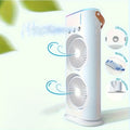 Portable Misting Fan – USB Rechargeable Water-Cooled Fan for Outdoor, Camping, RV, Office & Travel | Button Control | Summer Cooling Essential