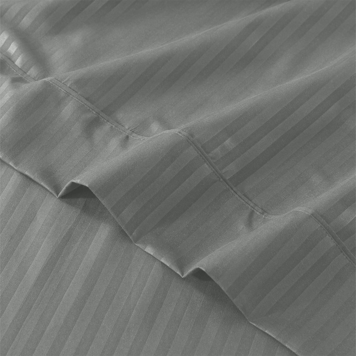 Luxury Striped Bed Sheet Set 3 or 4 Pcs – Hotel-Quality Deep Pocket 16", Extra Soft Breathable Cooling Sheets, Wrinkle & Fade Resistant, Twin Twin XL Full Queen King Cal King, 11 Colors