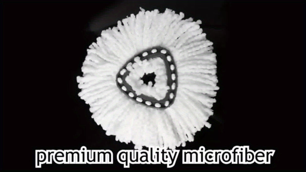 Microfiber Rotary Mop Replacement Heads 360-Degree Triangular Pads for Spin Mop Systems – Available in 2, 5, 10 & 20 Pack, Reusable Floor Cleaning Refills