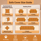 Velvet Sofa Cover Non-Slip Washable Plush Couch Slipcover Pet Friendly Thick Padded Furniture Protector 1 2 3 4 5 Seat Living Room Bedroom