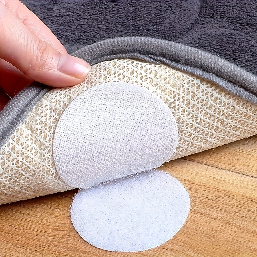 Anti-Slip Grip Pads 60 Pieces (30 Pairs) Heavy Duty - Non-Slip Furniture Grippers for Floors Mattress Sofa Rug, Strong Adhesive No Residue Reusable