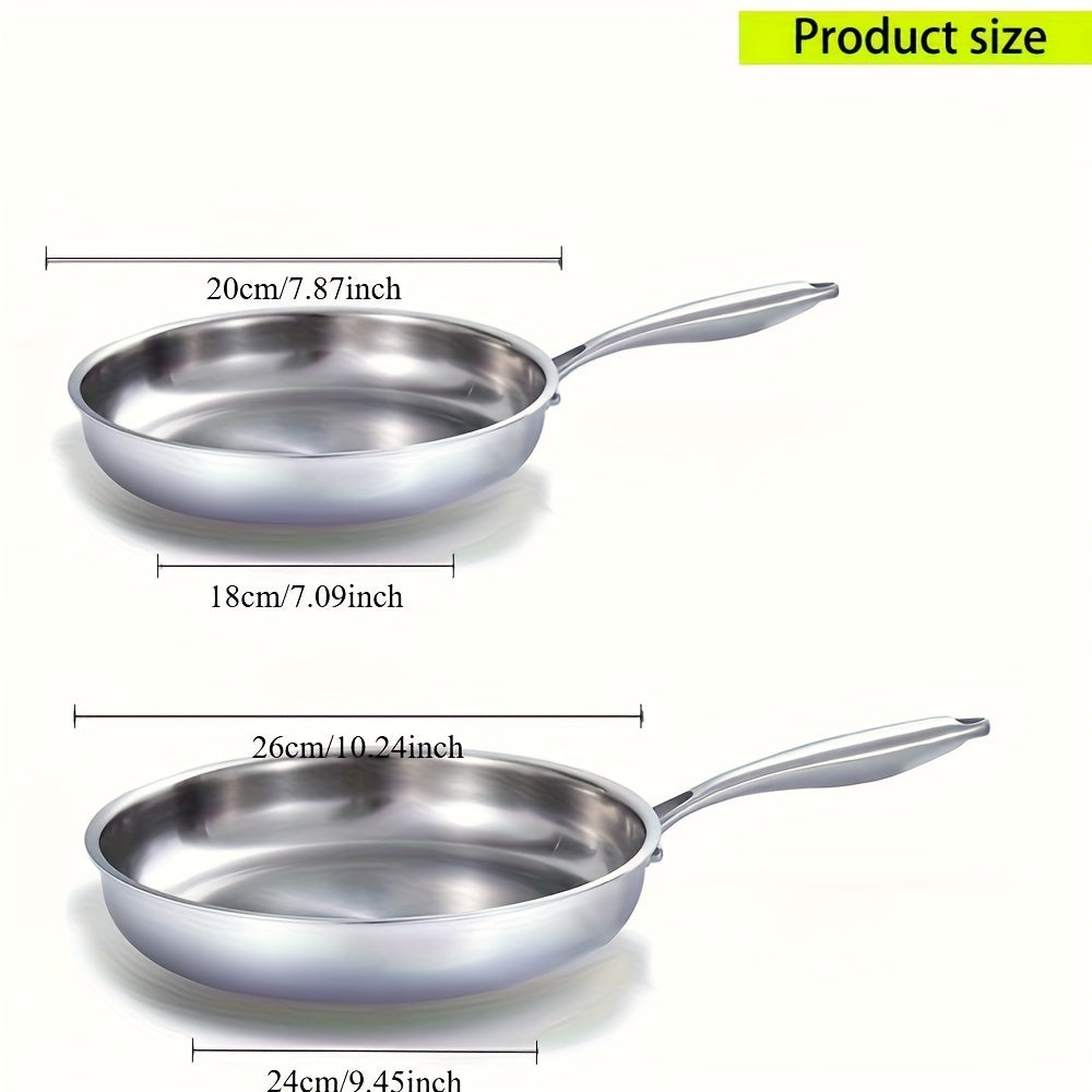 Pancake Skillet Non-Stick Reversible Foldable Stainless Steel Breakfast Pan for Pancakes Omelettes Frittatas Dishwasher Safe Multiple Colors