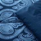 5-Piece Comforter Set – Reversible Quilted Down Alternative Bedding Set with Pillow Shams, Bed Skirt & Cushion | All Season | Twin, Queen, King