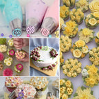 Cake Decorating Kit 236 & 386 Piece Piping Tips Set Stainless Steel Frosting Nozzles with Russian Tips Pastry Bags - Complete Baking Decorating Tools for Beginners