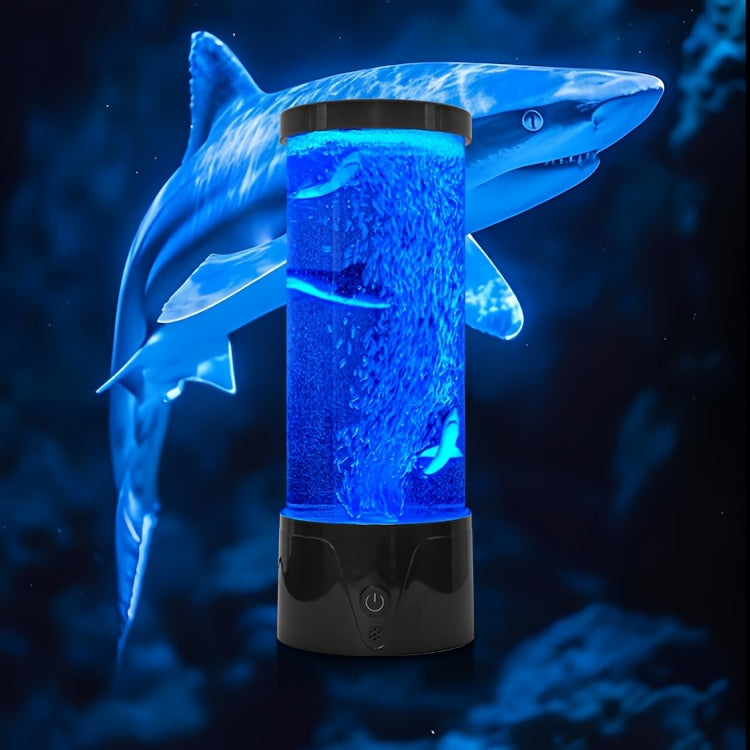 Bubble Fish Lava Lamp 17 Colors 4 Modes LED Artificial Fish Tank Night Light – Battery & USB Powered Mini Bubble Lamp with Remote for Room Decor & Gifts