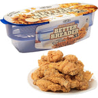 XL Mess-Free Breading Station Batter Bowl – All-in-One Breading Tool with Airtight Lid, Pour In Seasoning & Shake, Dishwasher Safe for Frying Fish, Chicken, Meat & Vegetables at Home or BBQ