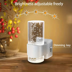 Night Lights Plug-In 2 Pack, Dimmable 3000K Warm LED, Auto Light Sensor, Modern Wall Night Light for Hallway, Bedroom & Living Room